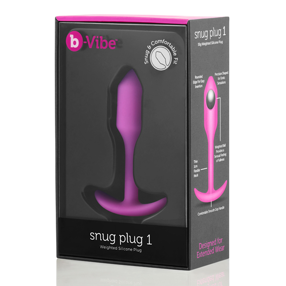 b-Vibe - b-Vibe Snug Plug 1 Fuchsia