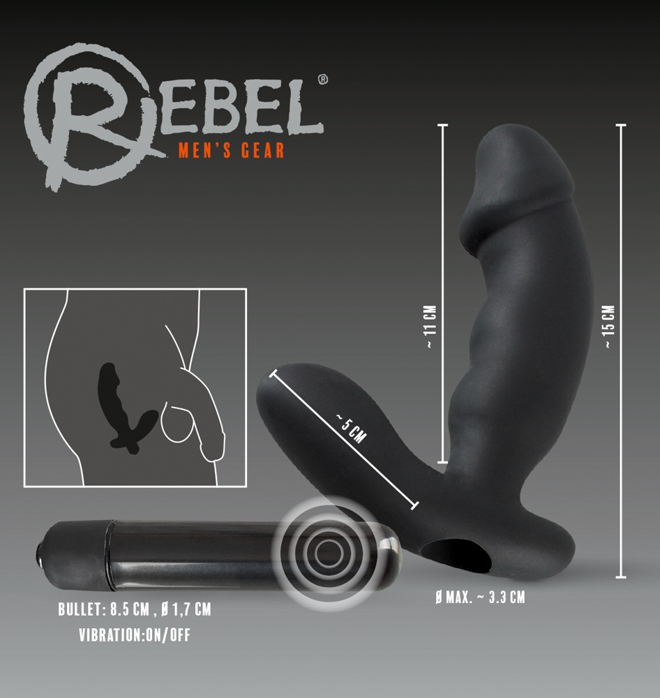 Rebel - Cock-Shaped Prostatavibrator