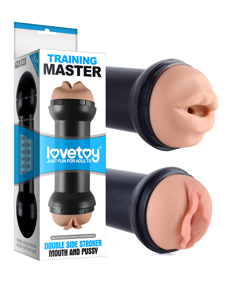 Lovetoy - Double Side Stroker-Mouth and Pussy