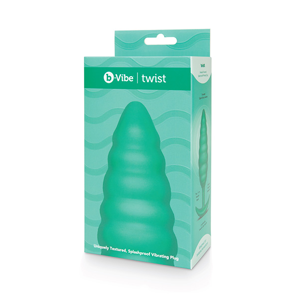 b-Vibe - b-Vibe Texture Plug Twist Green