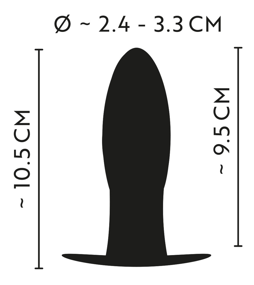 Anos - Metal Anchor Butt Plug with Vibration M