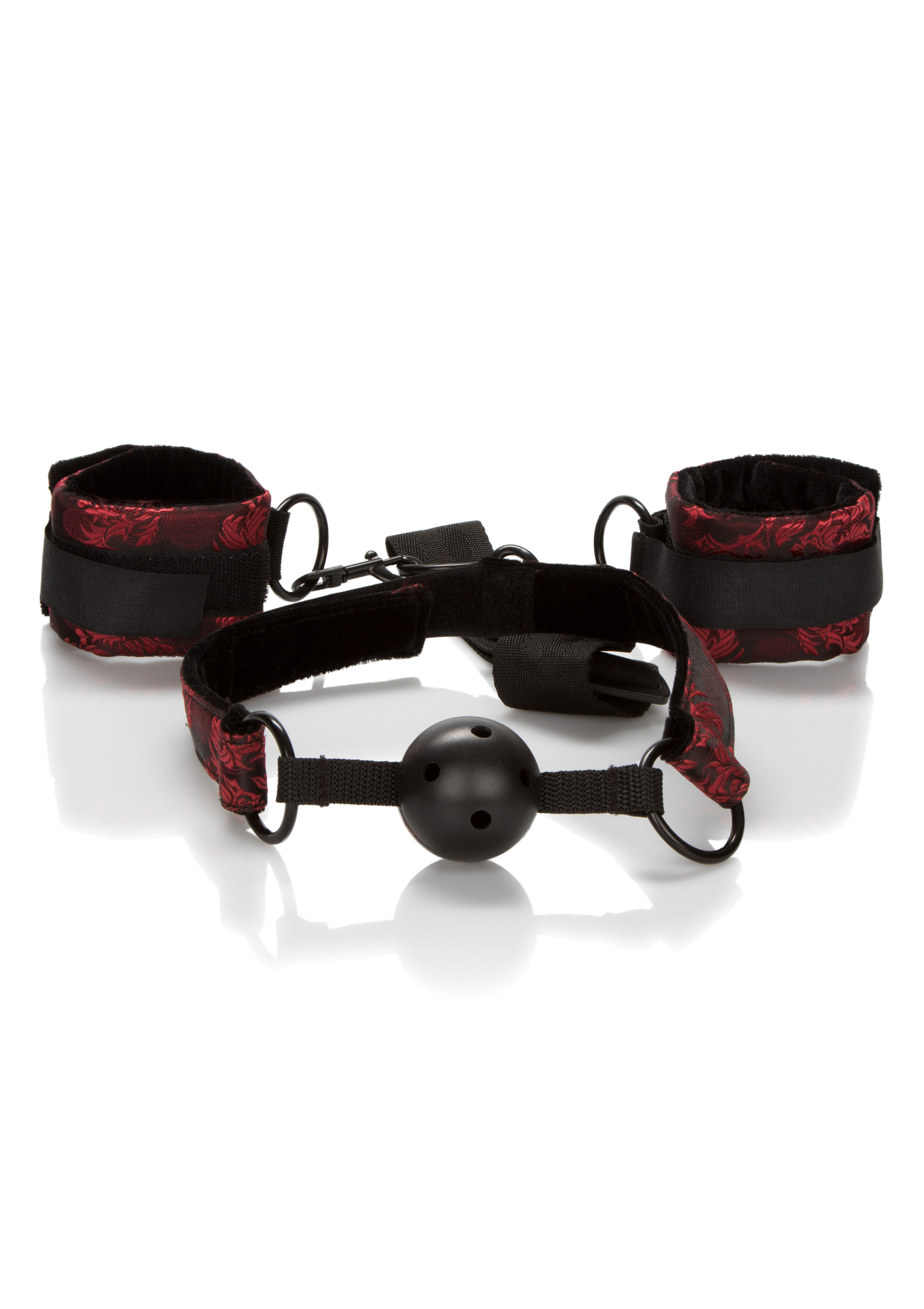 Scandal - Breathable Ball Gag With Cuffs