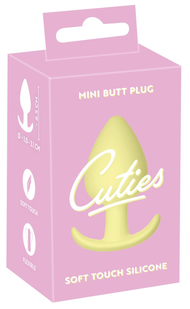 Cuties - Cuties Mini Butt Plug Yellow
