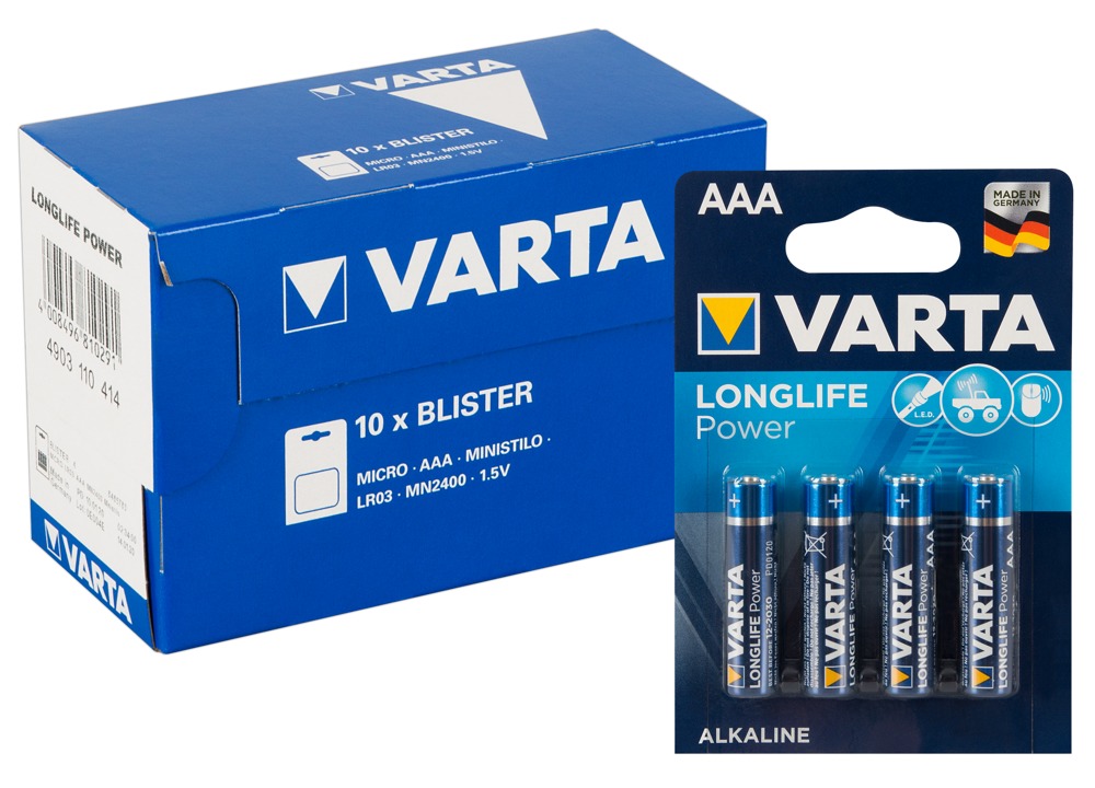 Batterien - Varta AAA 10x4er