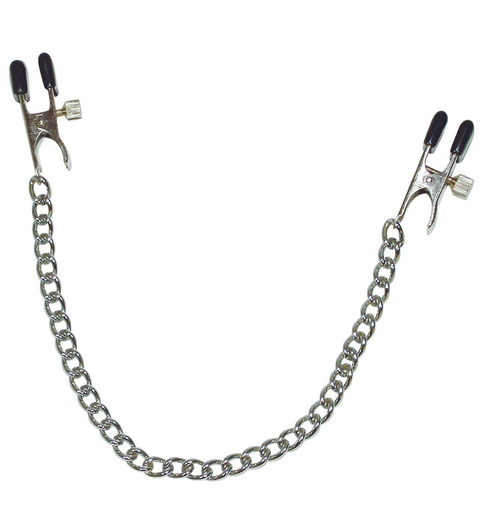 Fetish Collection  - Nipple Clamps with Metal Chain