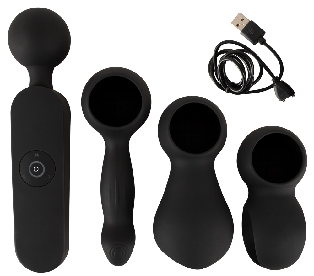 Couples Choice - Wand vibrator with 3 Attachments