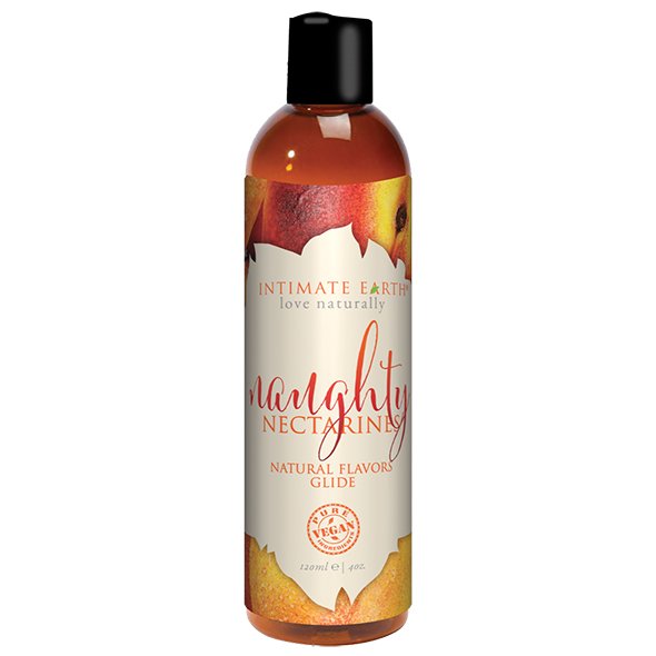 Intimate Earth - Natural Flavors Glide Naughty Nectarines