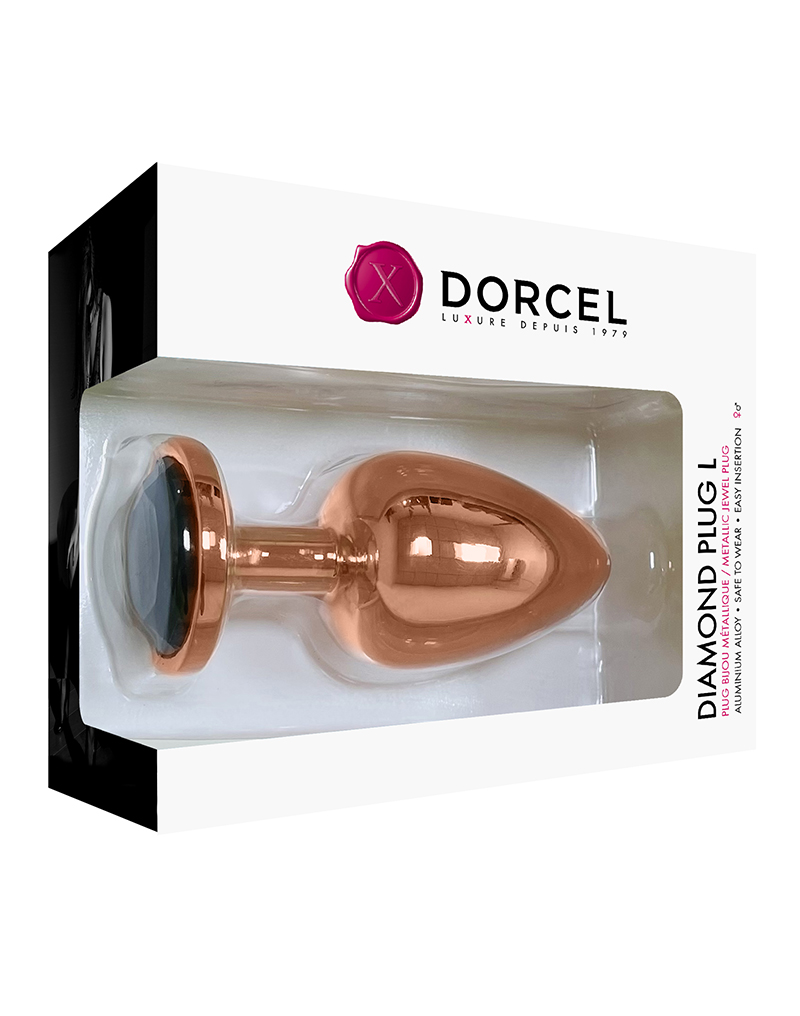 Dorcel - Dorcel Diamond Buttplug Rose L