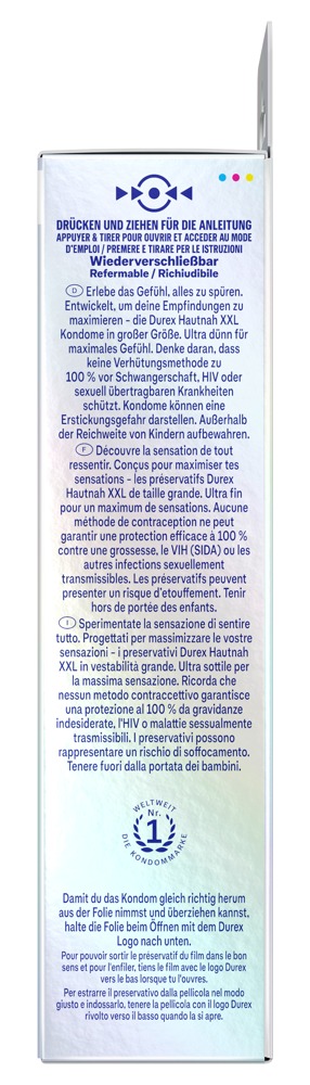 Durex - Durex Hautnah Classic XXL