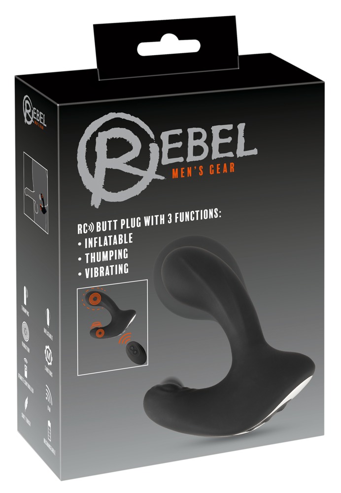 Rebel - Rebel Butt Plug 3 Function