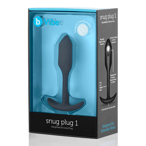 b-Vibe - b-Vibe Snug Plug 1 Black