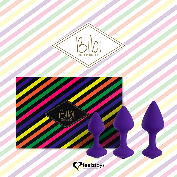 Feelztoys - Bibi Butt Plug Set Purple