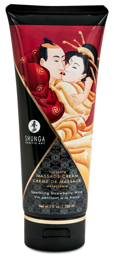 Shunga - Shunga Kissable Massage Cream Sparkling Strawberry Wine