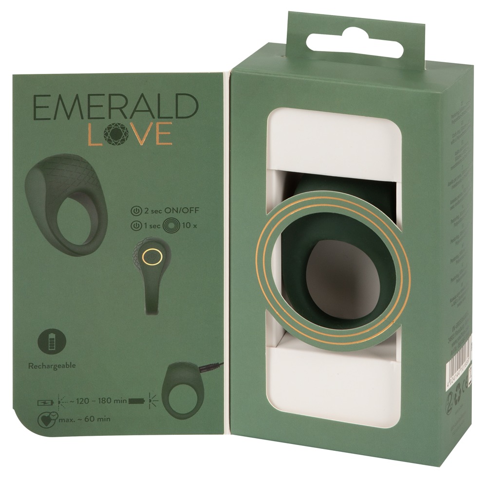 Emerald Love - Luxurious Vibro Cock Ring