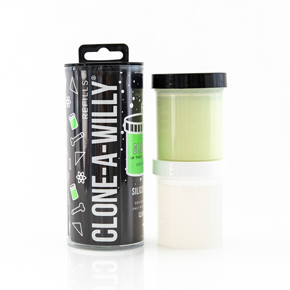 Clone-A-Willy - Clone-A-Willy Refill Glow in the Dark Green Silicone