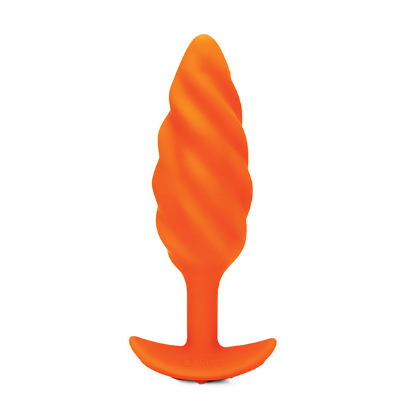 b-Vibe - b-Vibe Texture Plug Swirl Orange