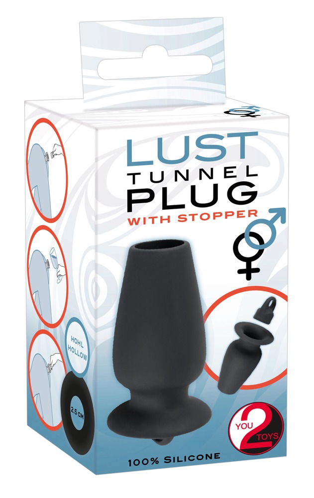 You2Toys - Lust Tunnel Plug mit Stopper