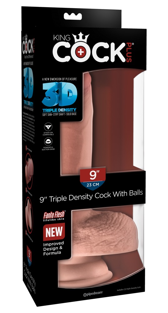 Pipedream - Triple Density Cock with Balls 23cm