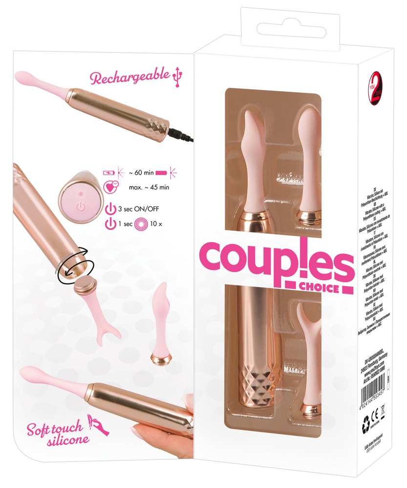 Couples Choice - Stimulator with 3 attachments