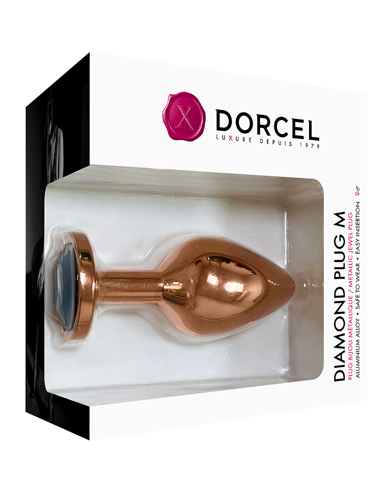 Dorcel - Dorcel Diamond Buttplug Rose M