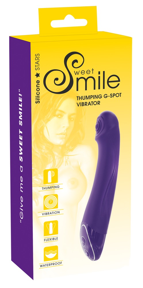 Smile - Thumping G-Spot Vibrator Purple