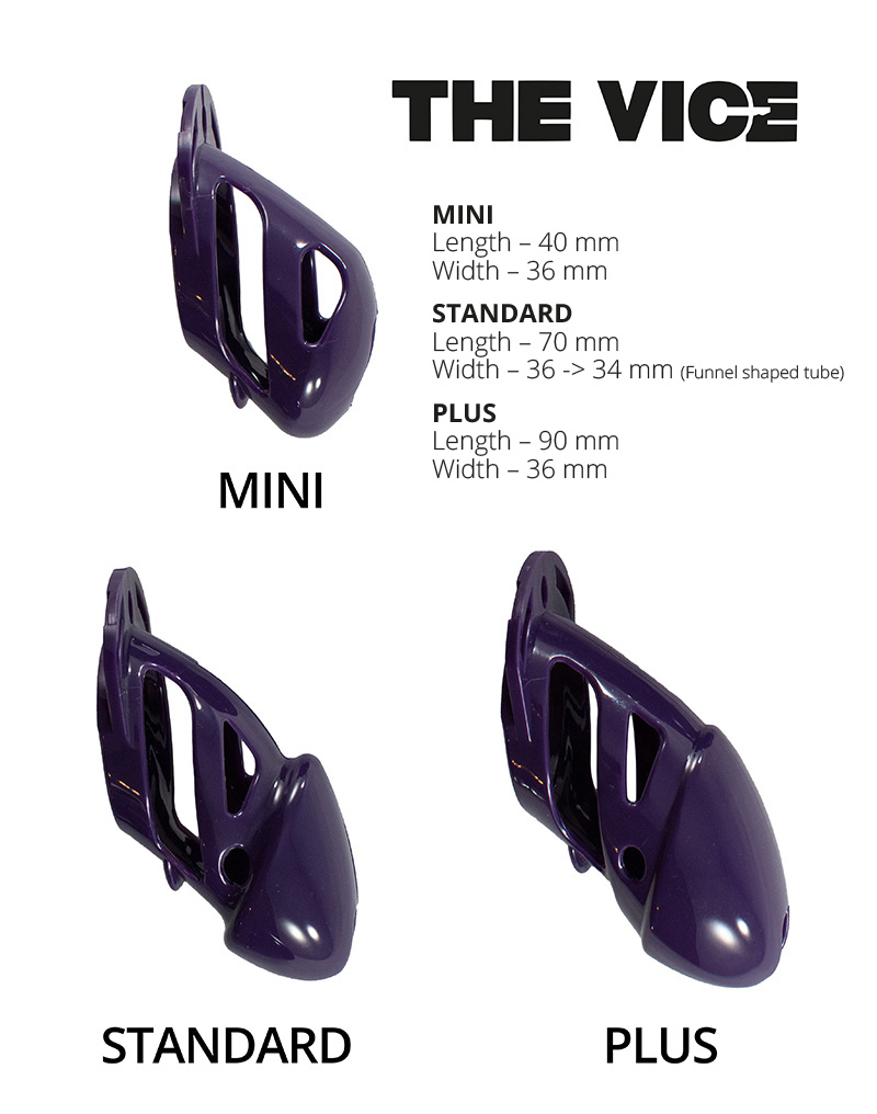 The Vice - The Vice Keuschheitskäfig Plus Purple