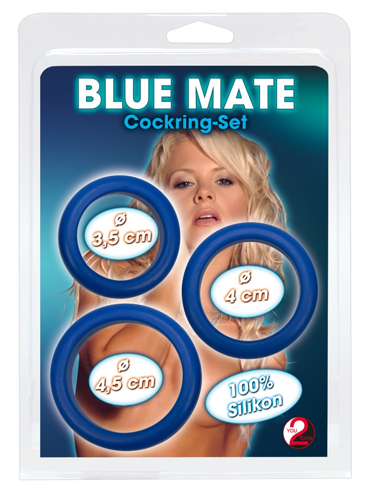 You2Toys - Blue Mate Penisring-Set
