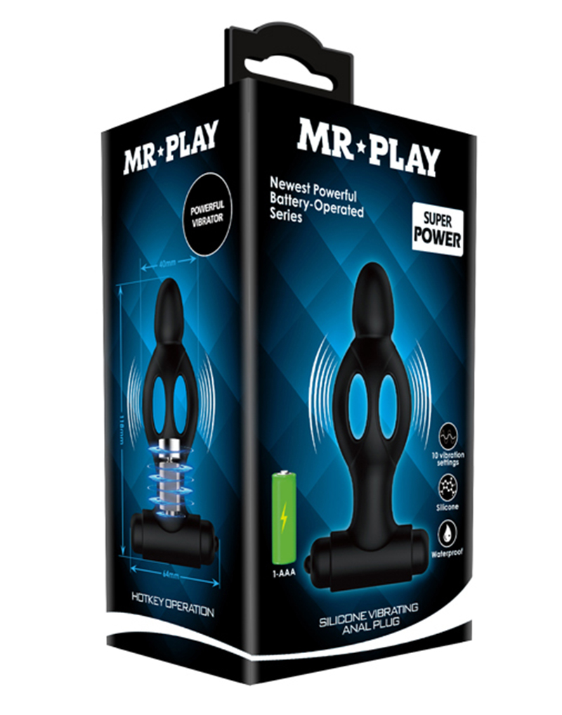 Mr. Play - Mr. Play Silicone Vibrating Anal Plug