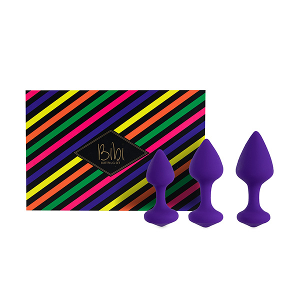 Feelztoys - Bibi Butt Plug Set Purple