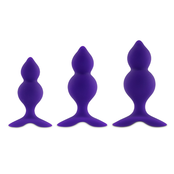Feelztoys - Bibi Twin Buttplug Set Purple
