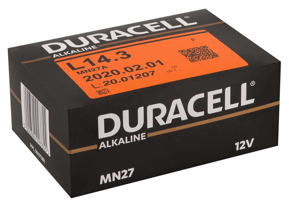 Batterien - Duracell 27A 10 x 1er