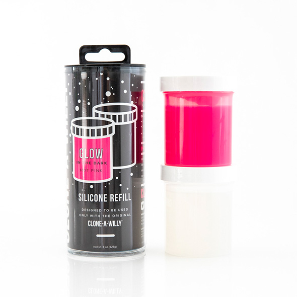 Clone-A-Willy - Clone-A-Willy Refill Glow in the Dark Hot Pink