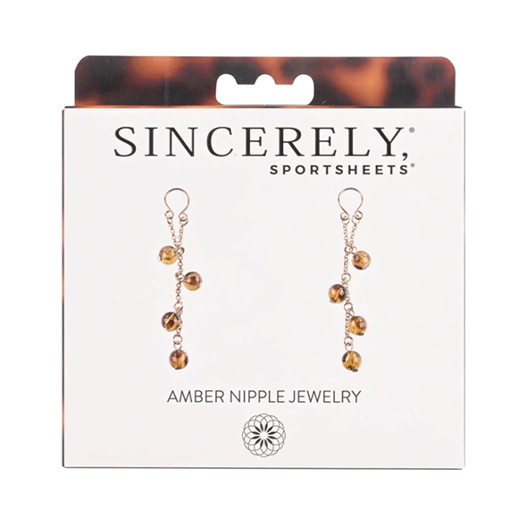Sportsheets - Sportsheets Amber Nipple Jewelry