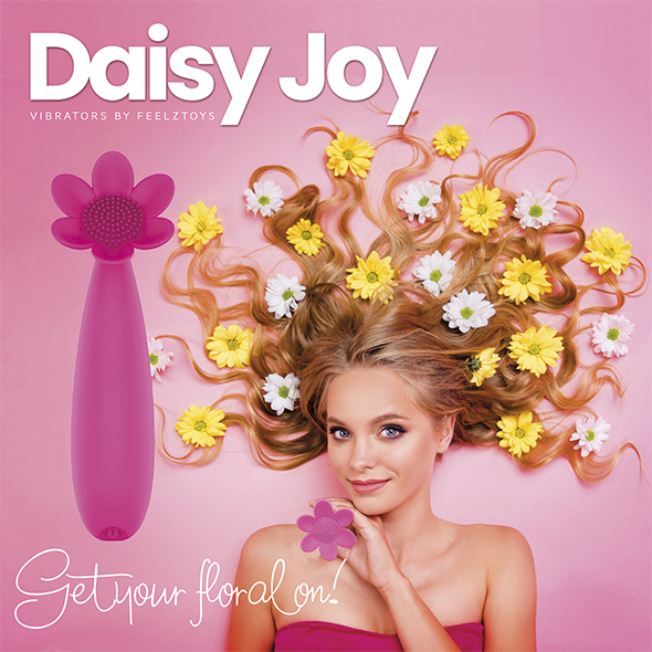 Feelztoys - Daisy Joy Lay-On Vibrator Pink