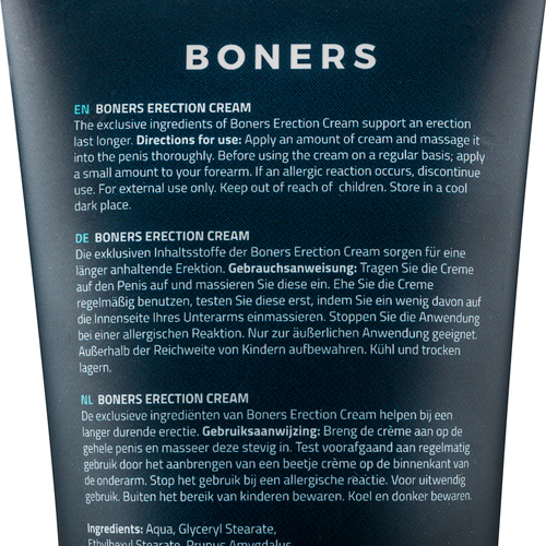 Boners - Boners Erection Cream