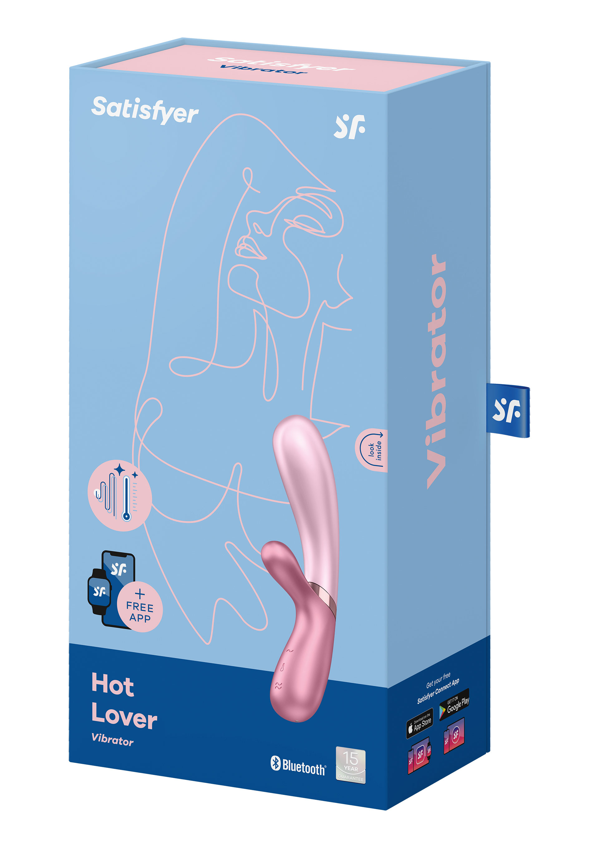 Satisfyer - Satisfyer Hot Lover Bluetooth + App Pink