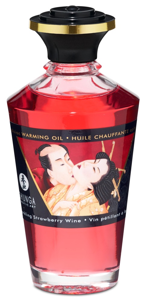 Shunga - Aphrodisiac Warming Oil Sparkling Strawberry Wine