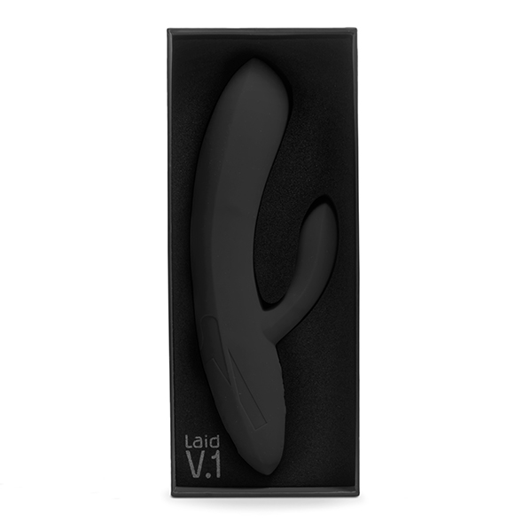 Laid - Laid V1 Silicone Rabbit Vibrator Black