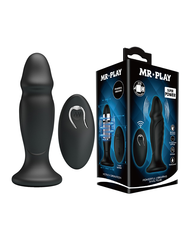 Mr. Play - Mr. Play Powerful Vibrating Analplug