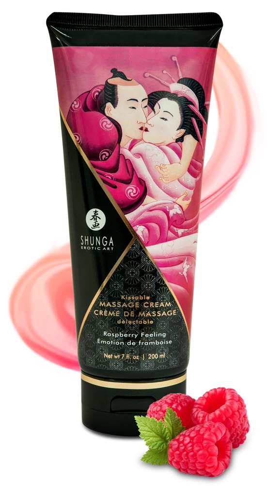 Shunga - Shunga Kissable Massage Cream Raspberry Feeling