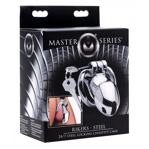 Master Series - Rikers Steel Keuschheits-Käfig