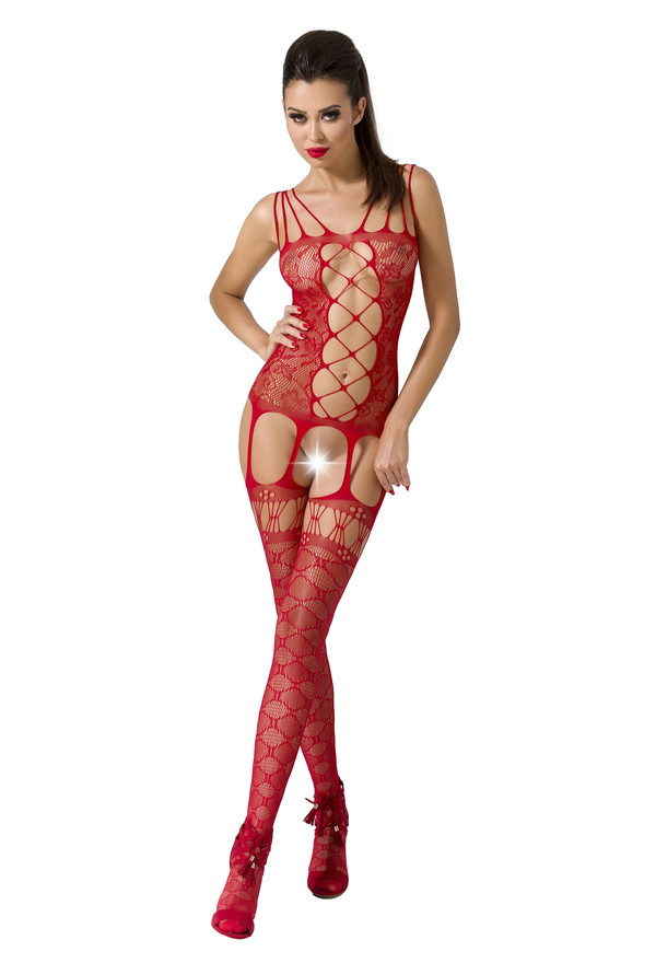 Passion - Passion Bodystocking BS054 Red