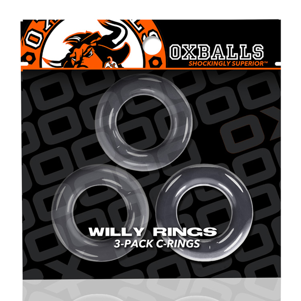 Oxballs - Oxballs Willy Rings 3 Pack Clear