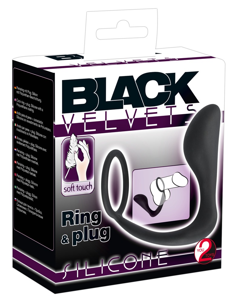 Black Velvets - Black Velvets Penisring Plug