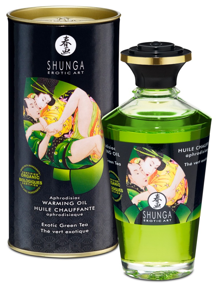 Shunga - Aphrodisiac Warming Oil Exotic Green Tea