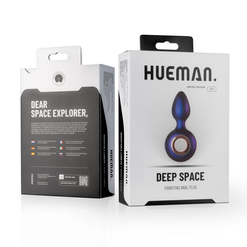 Hueman - Hueman Vibro Analplug Deep Space