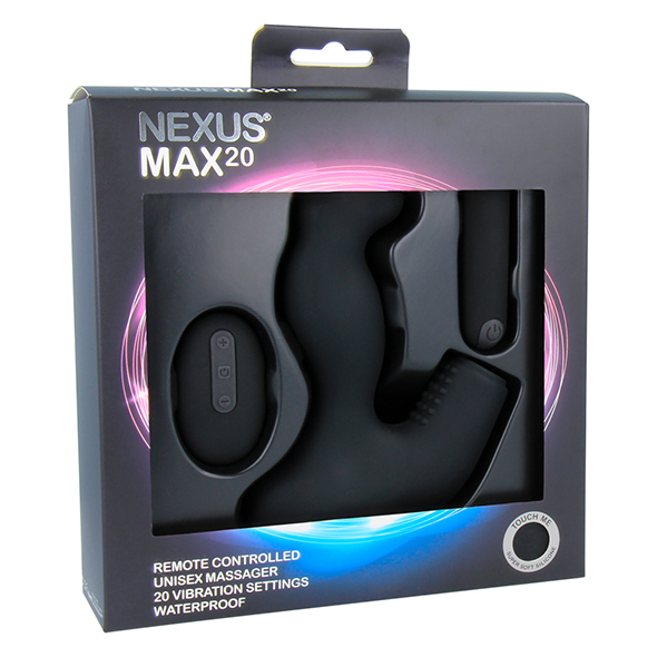 Nexus - Nexus Max 20 Unisex Massager Black