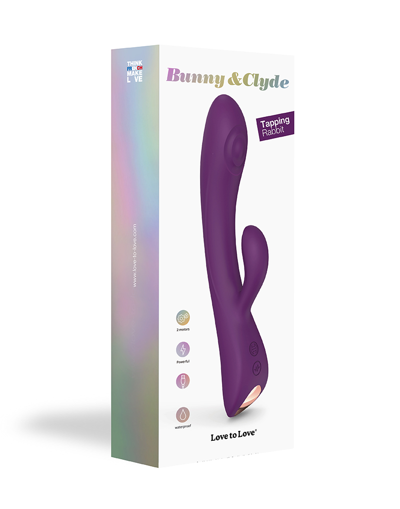 Love to Love - Bunny & Clyde Rabbit Vibrator Purple