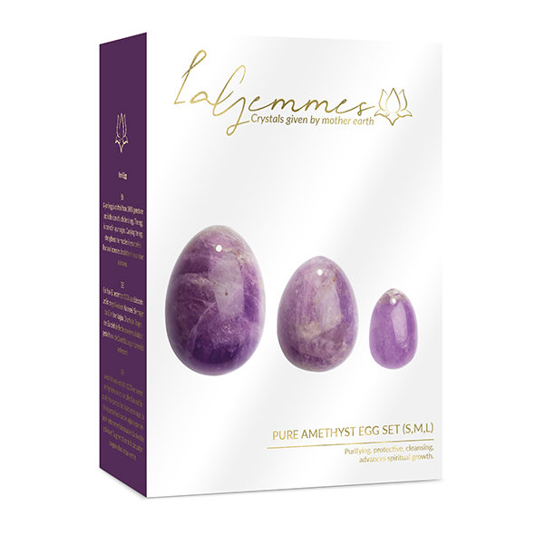 La Gemmes - La Gemmes Yoni Egg Set Amethyst