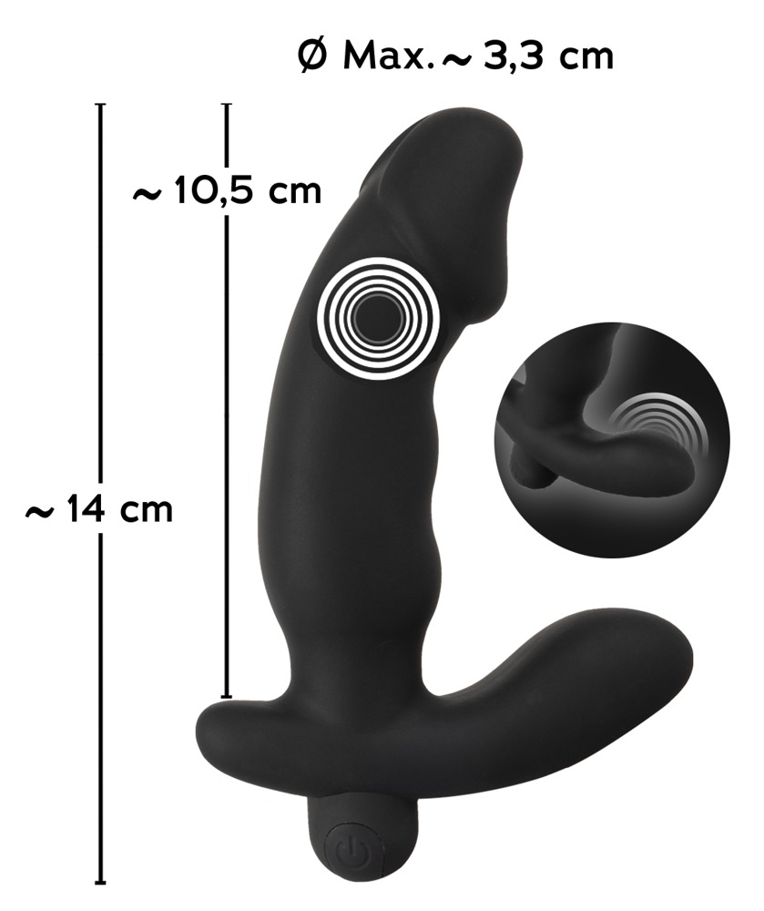 Anos - Cock Shaped Butt Plug with Vibration